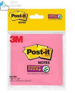 3M Post-it 654-SSN AQ Super Sticky Note Aqua 76x76mm 45 Sheets