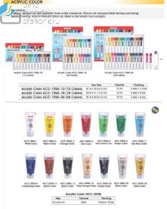 Gambar Joyko Acrylic Color ACC-10ML-12C Cat Akrilik 10ml 12 warna merek Joyko