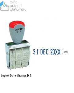 Foto Stempel Tanggal Joyko Date Stamp D-3 merek Joyko