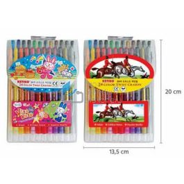 Katalog alat tulis Crayon & Oil Pastel seperti Kenko 24 Color Twist ...